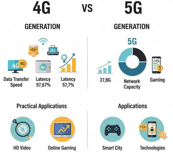 Beza 4G dan 5G