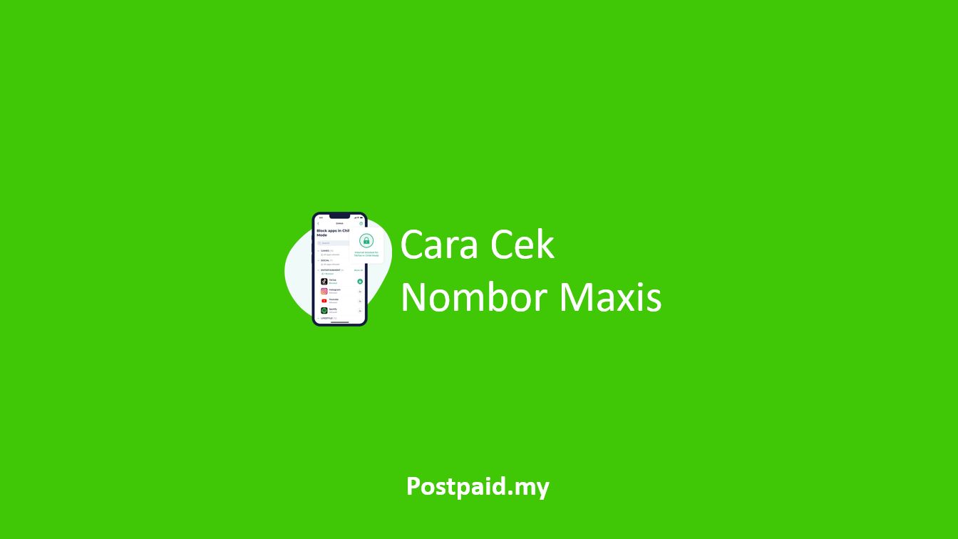 Cara Cek Nombor Maxis