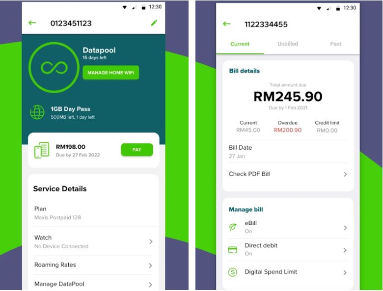 Check Baki Kredit Maxis Hotlink Maxis App