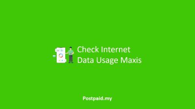Check Internet Data Usage Maxis